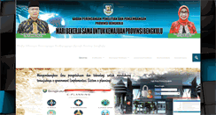 Desktop Screenshot of bappeda.bengkuluprov.go.id